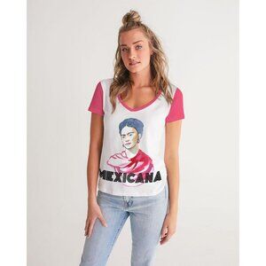 Frida Portrait Women's V-Neck Tee